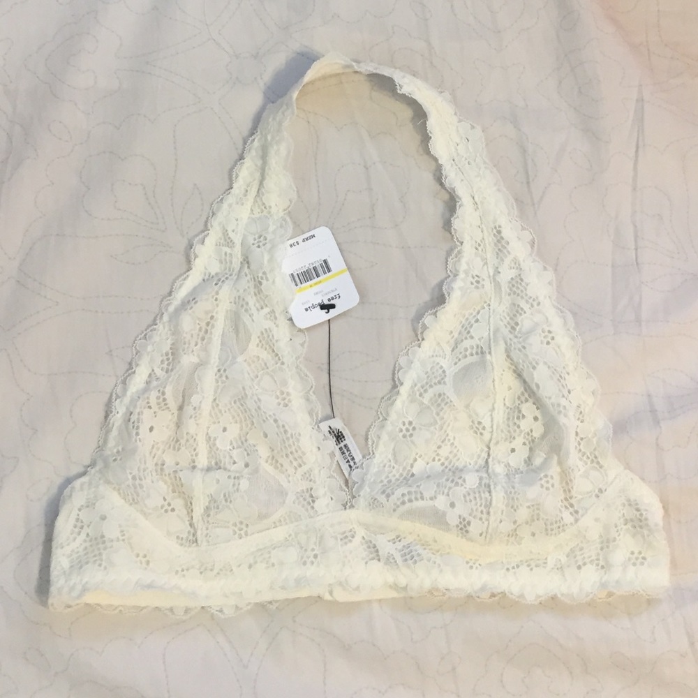 Free people galloon halter bralette