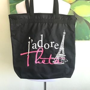 Large nylon Kappa Alpha Theta tote bag
