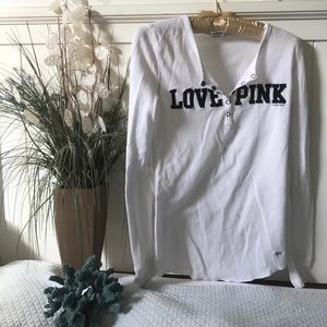 VS PINK LONG SLEEVE TEE
