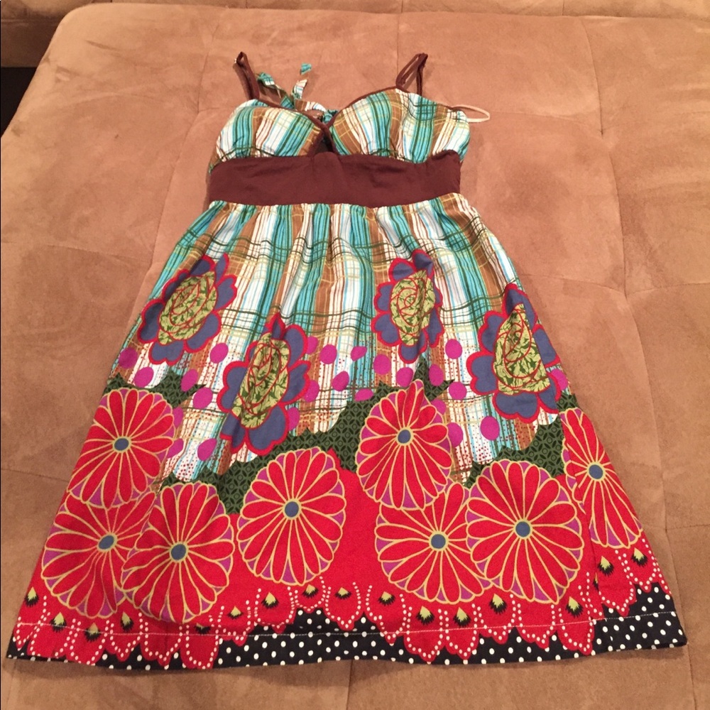 John Martin sundress with open tie in back size S