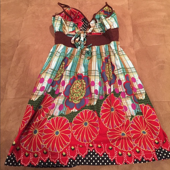 John Martin sundress with open tie in back size S - Picture 2 of 2