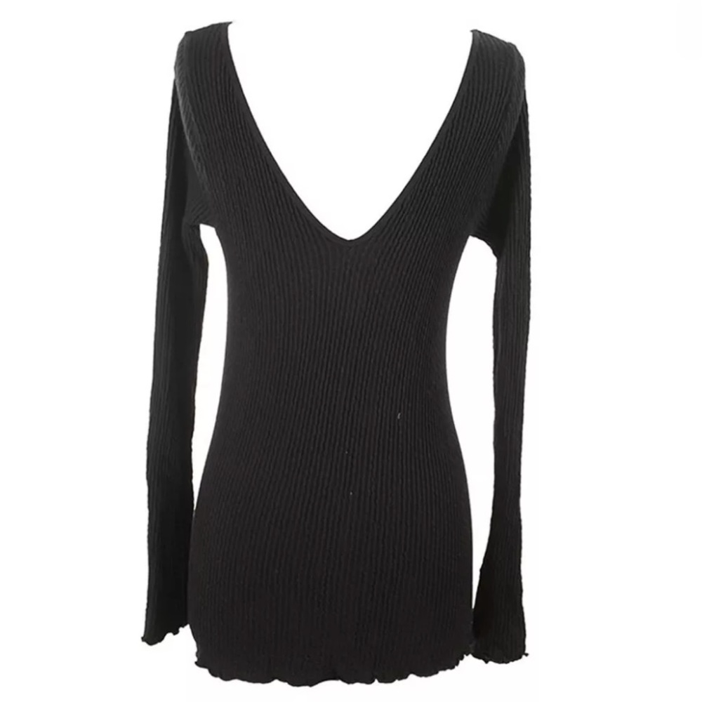 Free People cable knit thermal top, size M/L