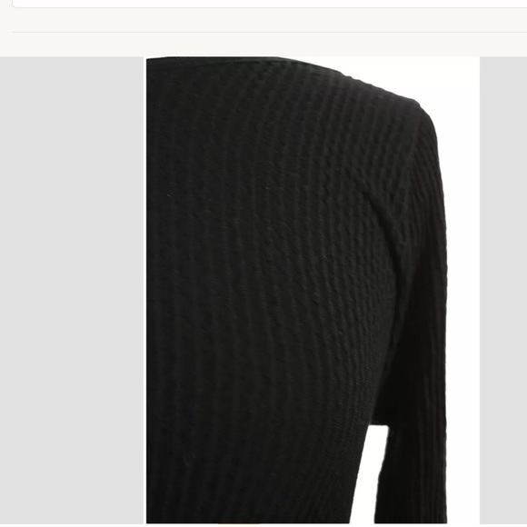 Free People cable knit thermal top, size M/L - Picture 3 of 3