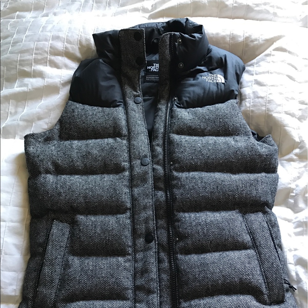 North face Gray vest