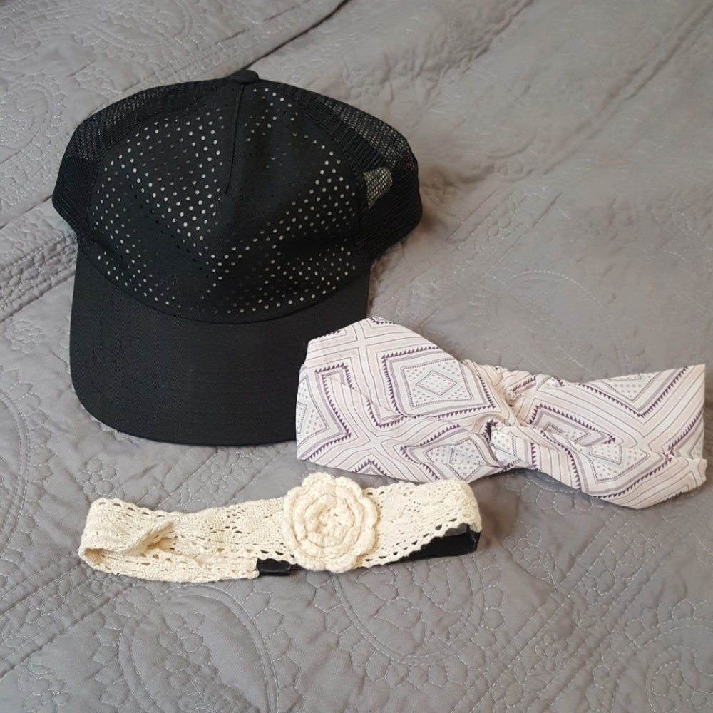 Hat & 2 headbands