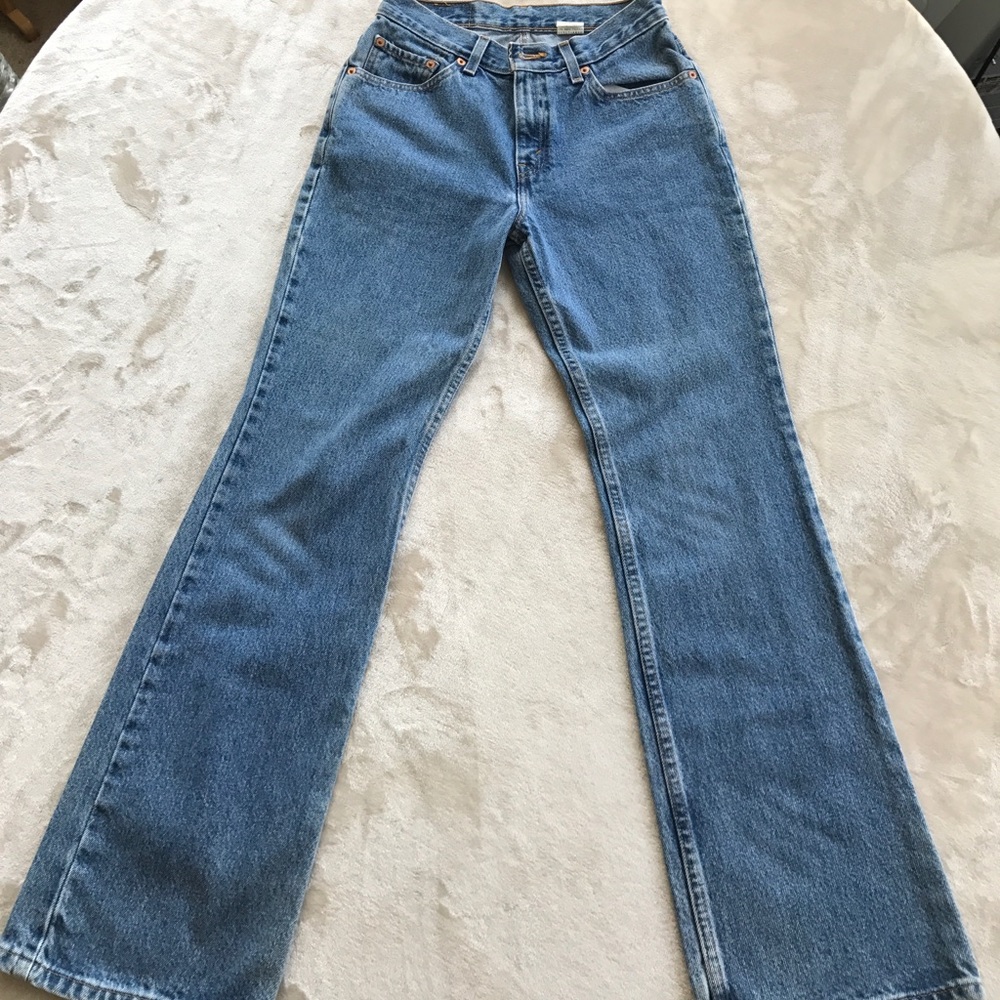 Levi's 517 slim fit boot cut jeans