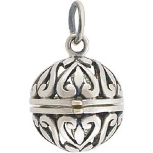 Sterling Silver Ball Locket - NWOT