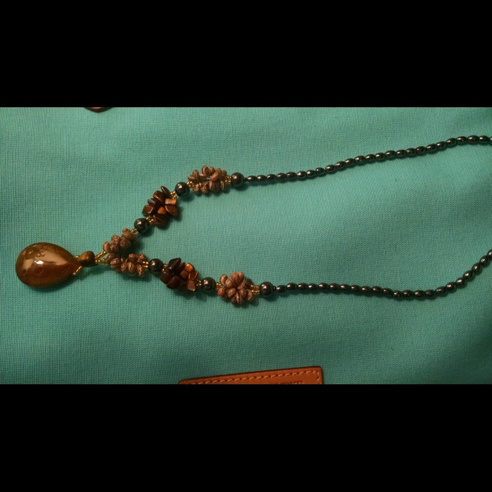 Handmade Lava Rock Necklace