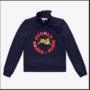 Limited edition Kenzo x H&M Ruffle sweatshirt