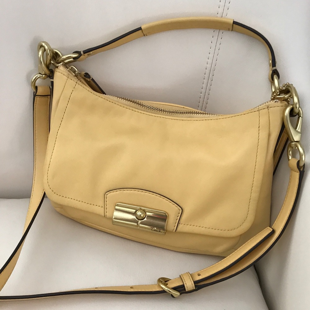 Coach leather cross body