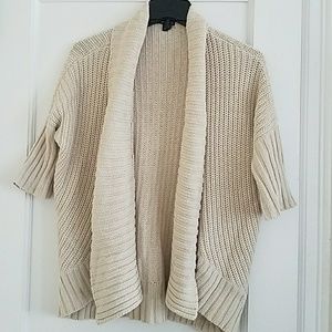 Express open front 3/4 sleeve cardigan