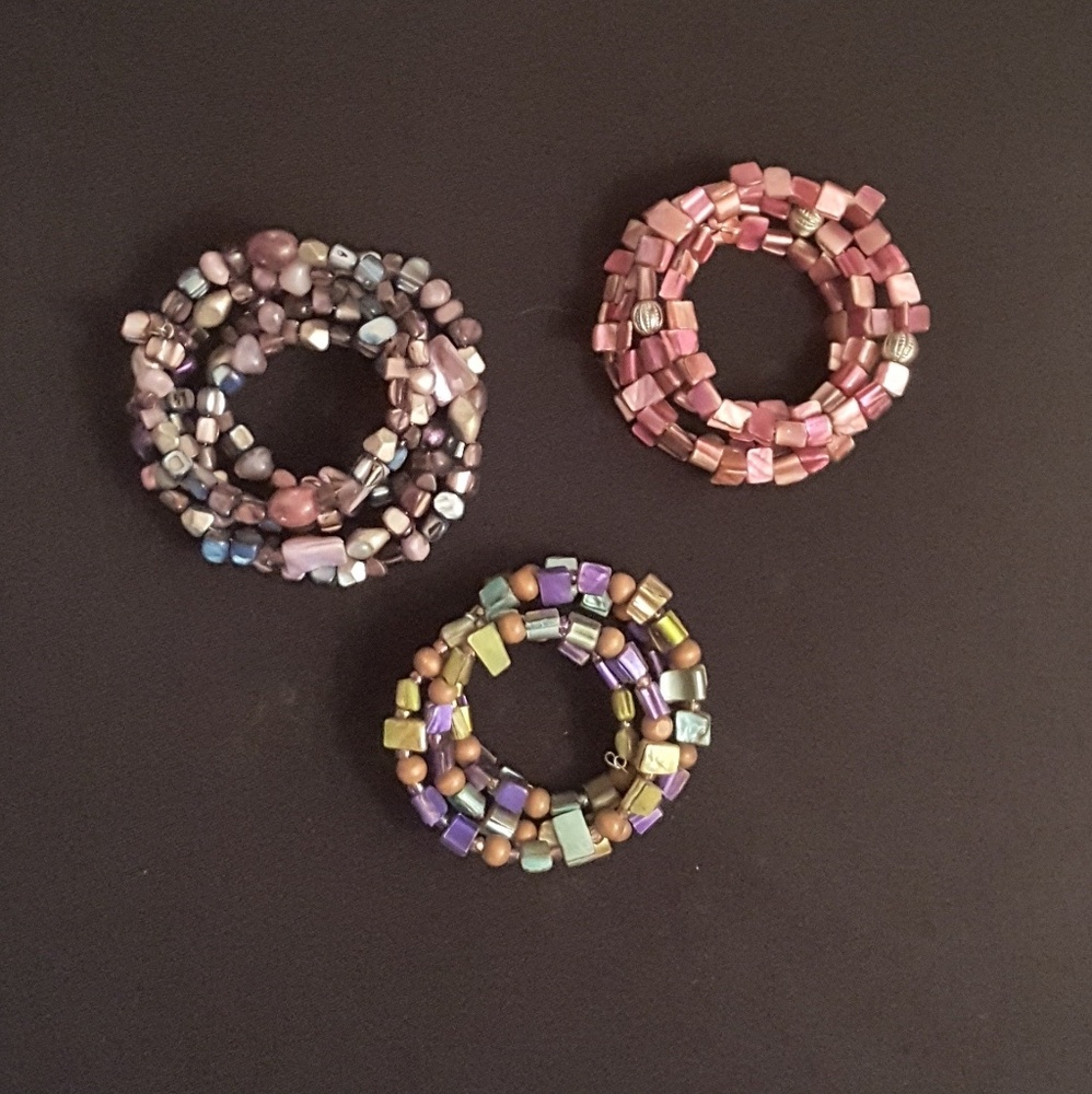All 3 Wire Wrapped Bracelets