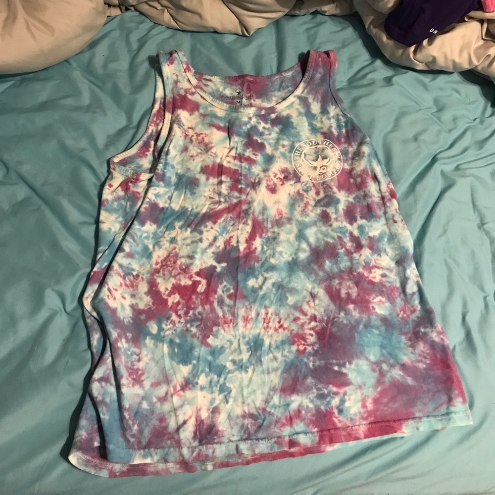 Medium tie-dye Southern Shirt tanktop