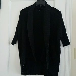 Express open front 3/4 sleeve cardigan