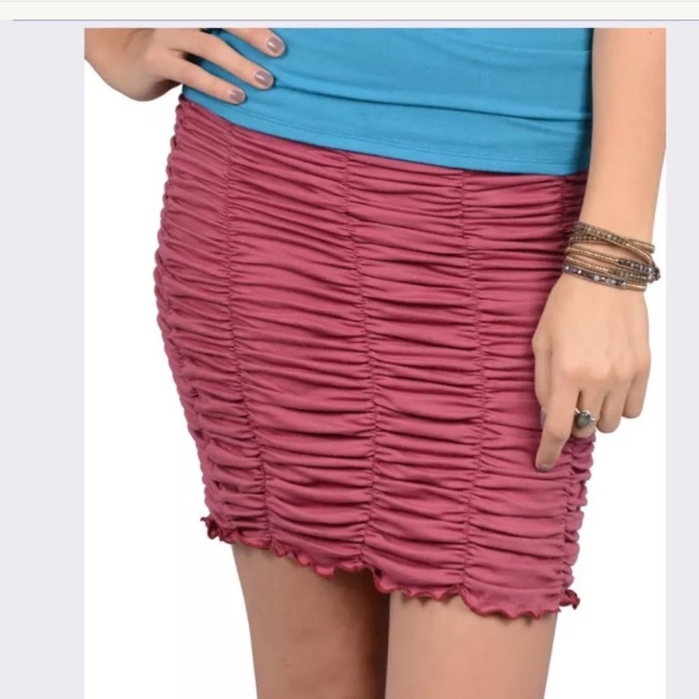 Jayli imports ruched skirt