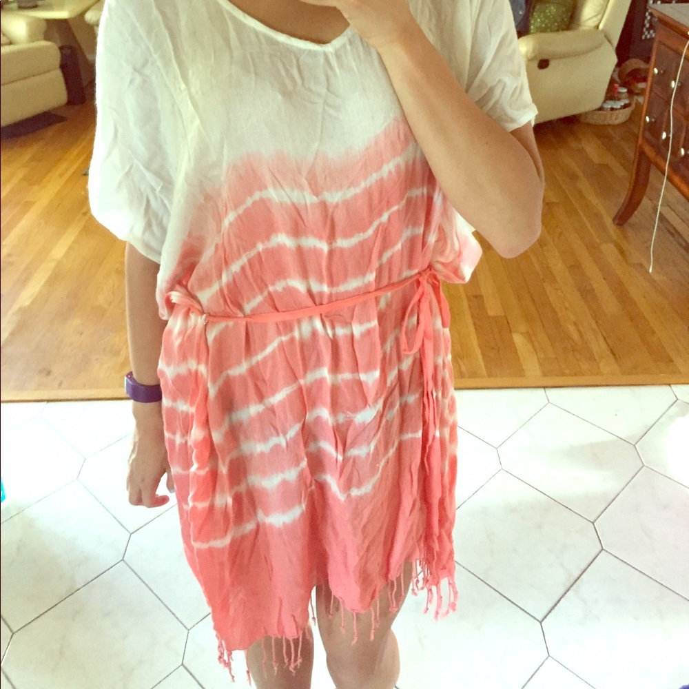 NWT Tie dye beach cover up