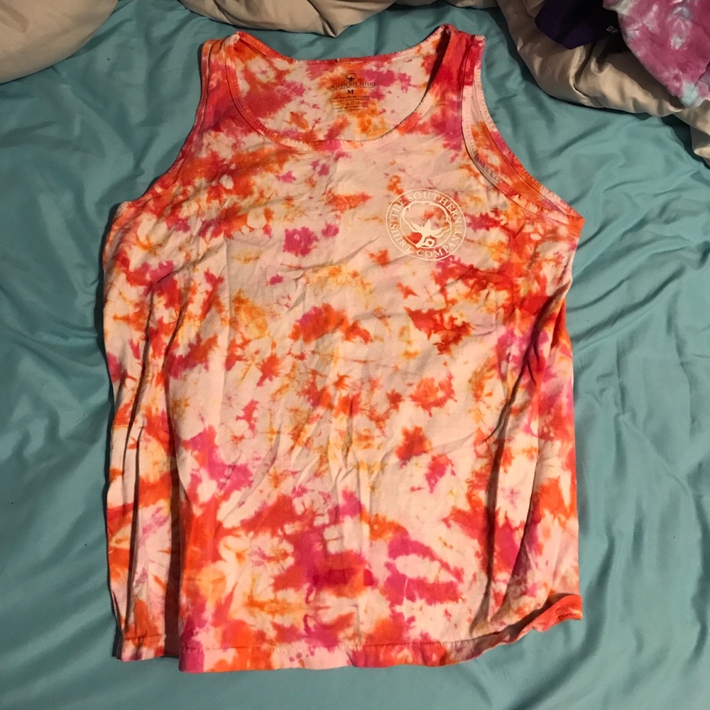Medium tie-dye Southern Shirt tanktop