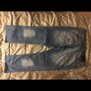 Like new Royal Blue, light blue denim jeans.