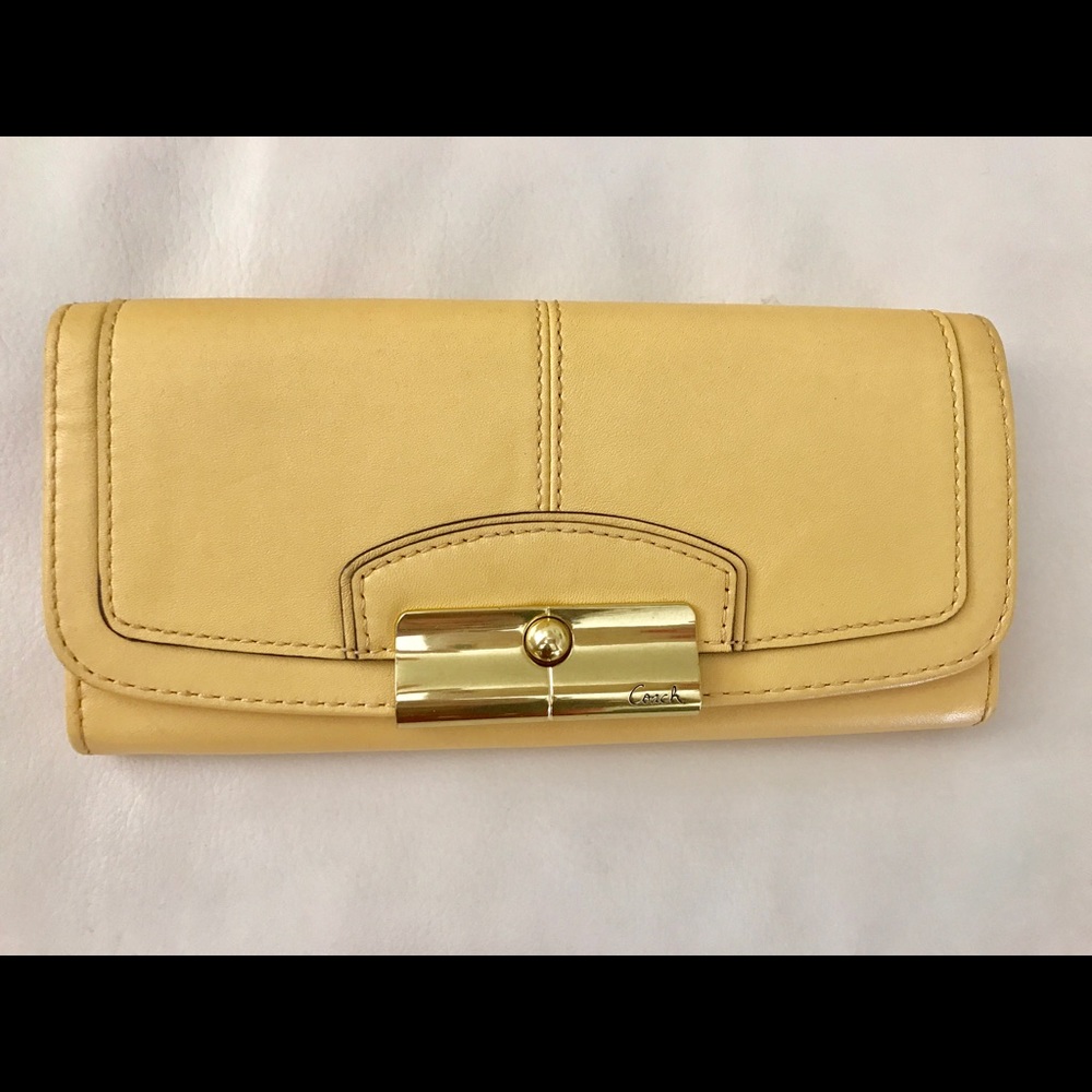 Coach leather wallet