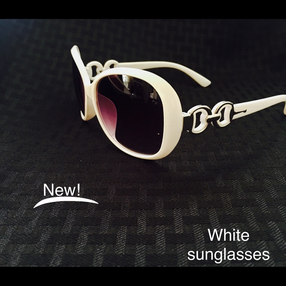 White 360 fashion sunglasses