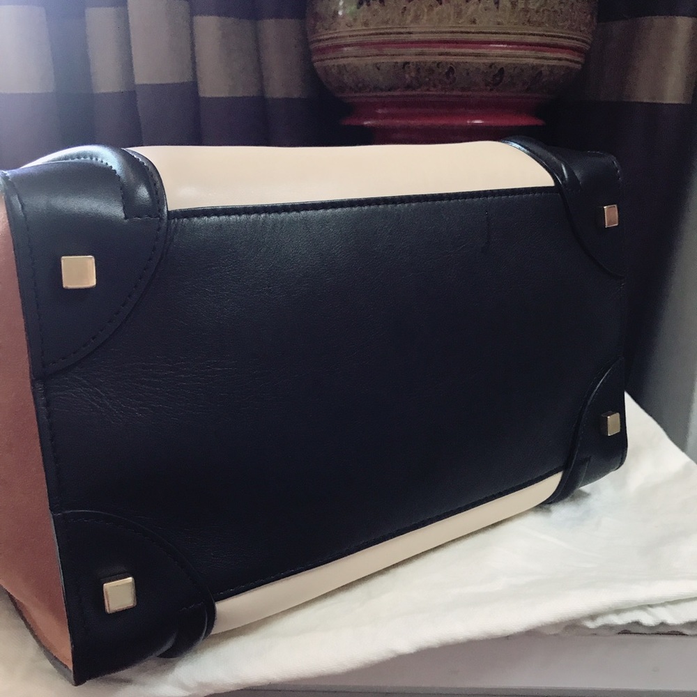 ⛔️SOLD ⛔️Celine Calfskin Tricolor Mini Luggage - Picture 4 of 8