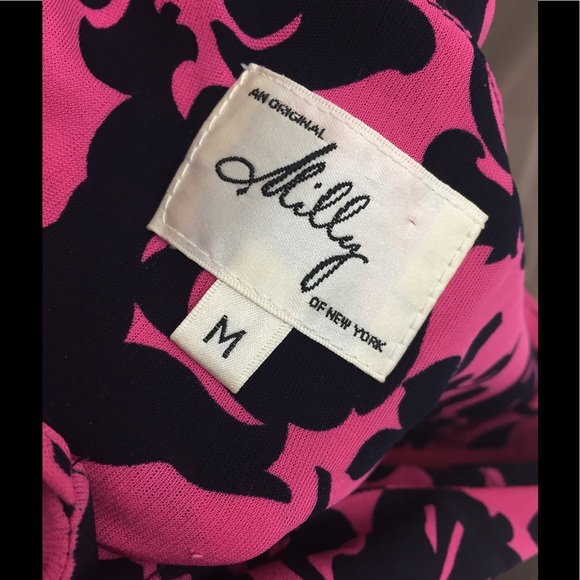 MILLY 100% silk Floral Maxi Dress Medium - Picture 5 of 9