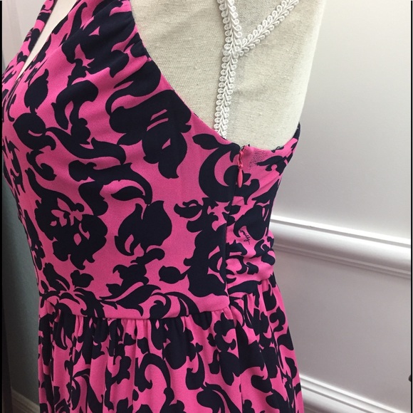 MILLY 100% silk Floral Maxi Dress Medium - Picture 7 of 9