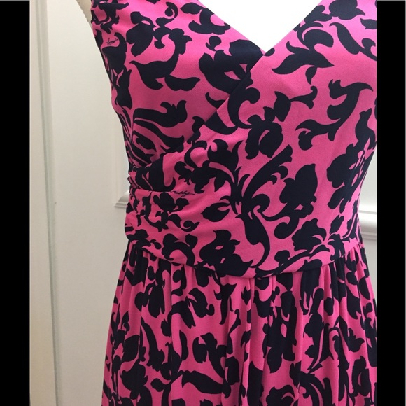 MILLY 100% silk Floral Maxi Dress Medium - Picture 8 of 9