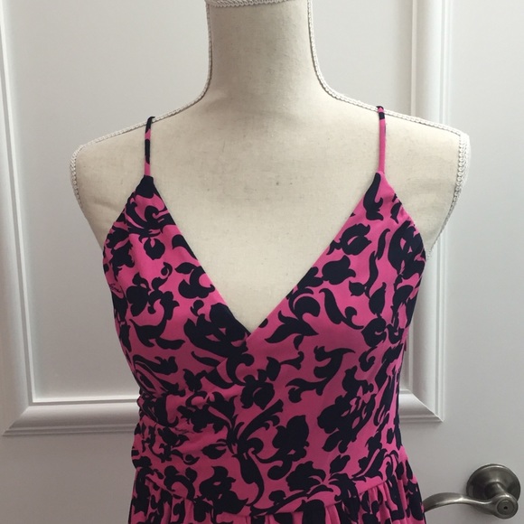 MILLY 100% silk Floral Maxi Dress Medium - Picture 9 of 9