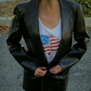 Saint Arnava 70s vintage leather jacket