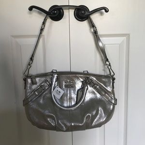 Vintage Silver Coach Purse