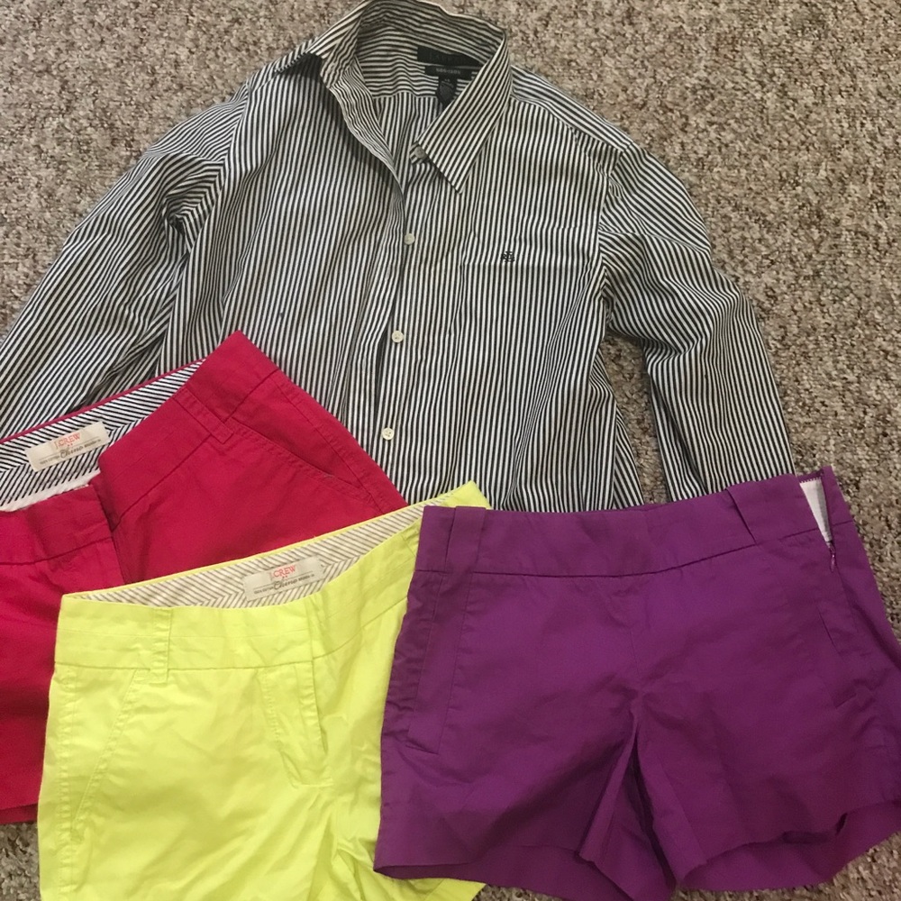 Ralph Lauren Button Down and J Crew Shorts