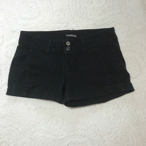 Express black shorts