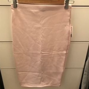 NWTS. blush pencil skirt.