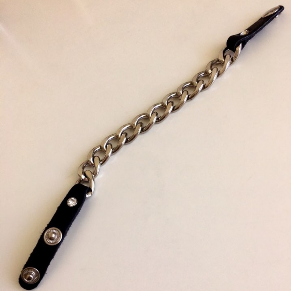 Trendy Metal Link Chain Bracelet - Picture 4 of 8