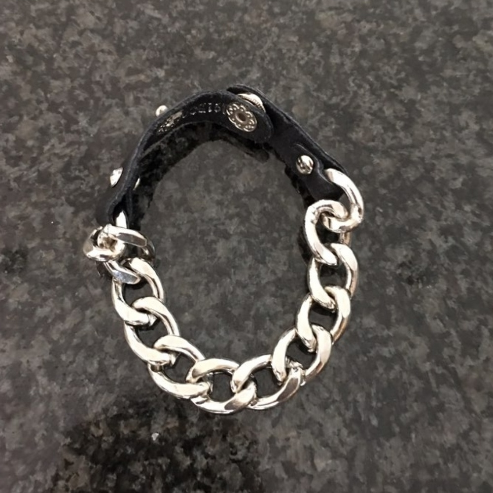 Trendy Metal Link Chain Bracelet - Picture 5 of 8