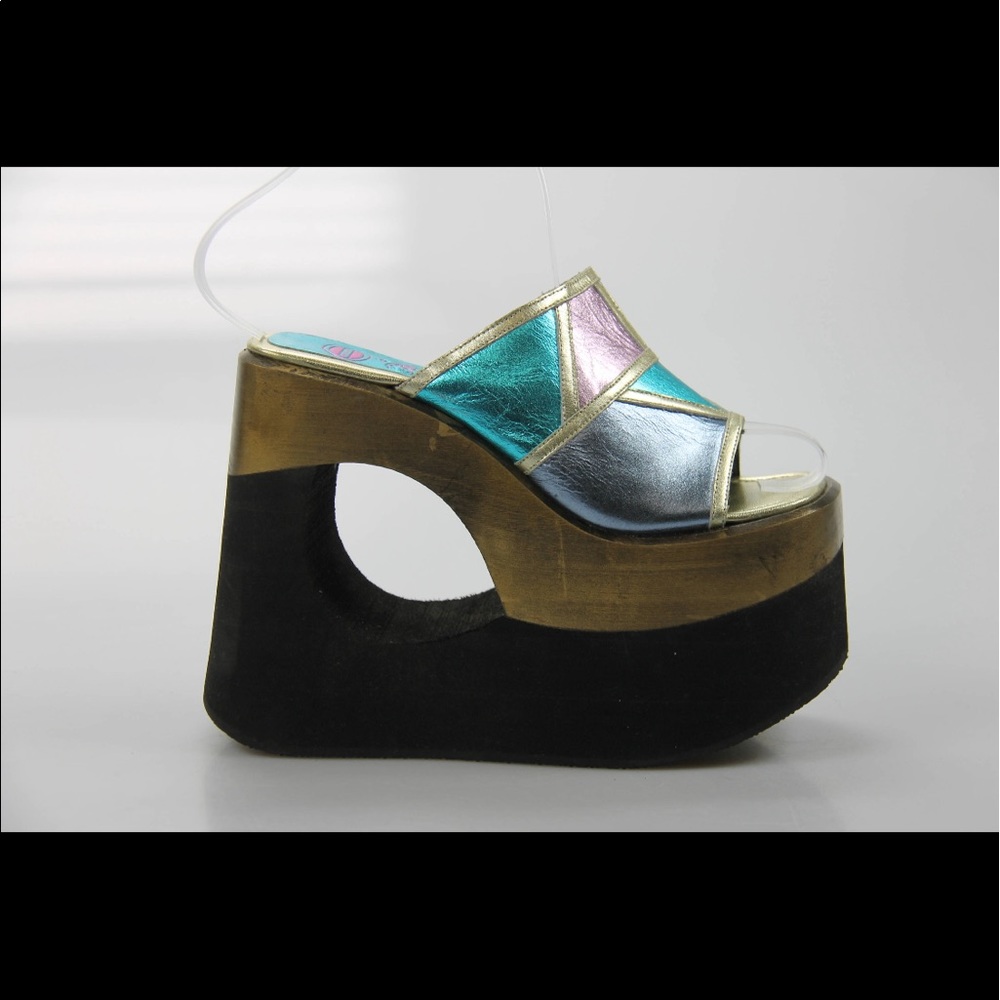 Cyber punk mega platform sandals buffalo tower - Picture 1 of 1