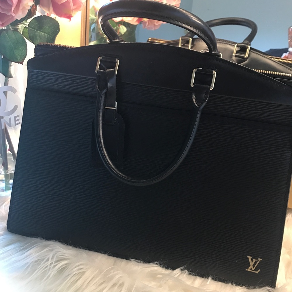 SOLD Louis Vuitton Riviera Bag Epi Black Leather