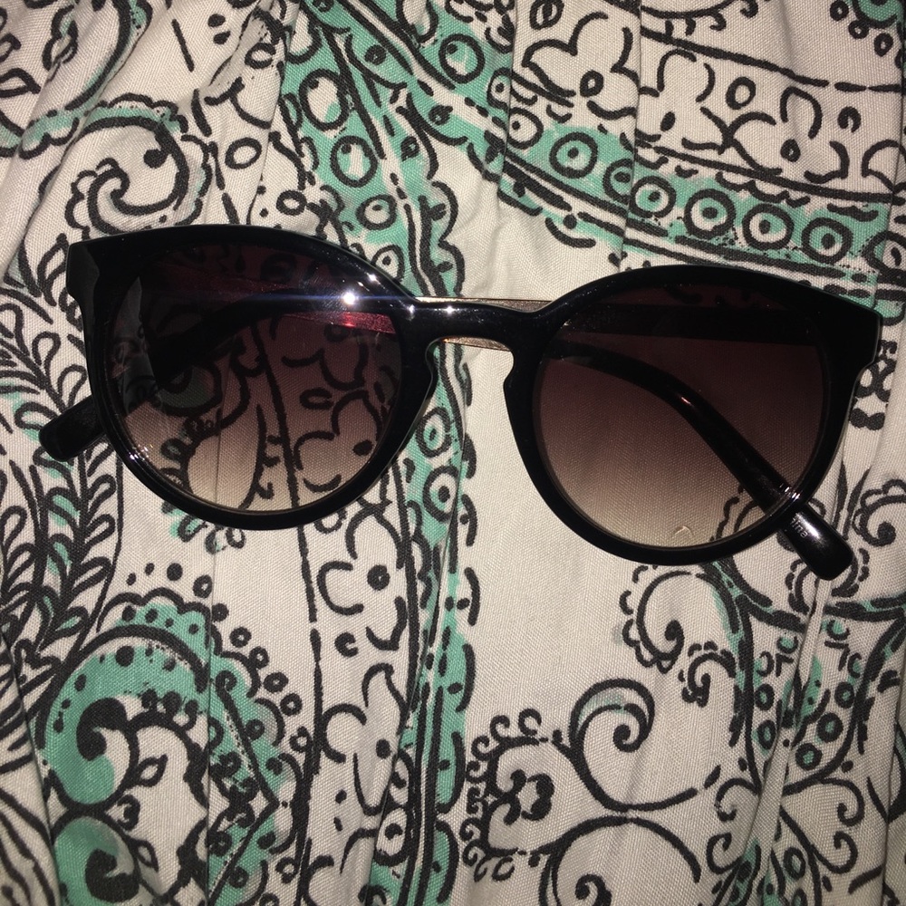 Black and Gold Sunglasses