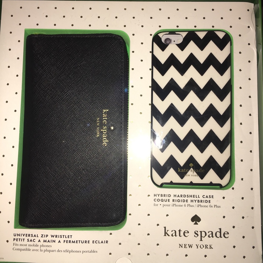 Kate Spade wristlet + iPhone cellular case