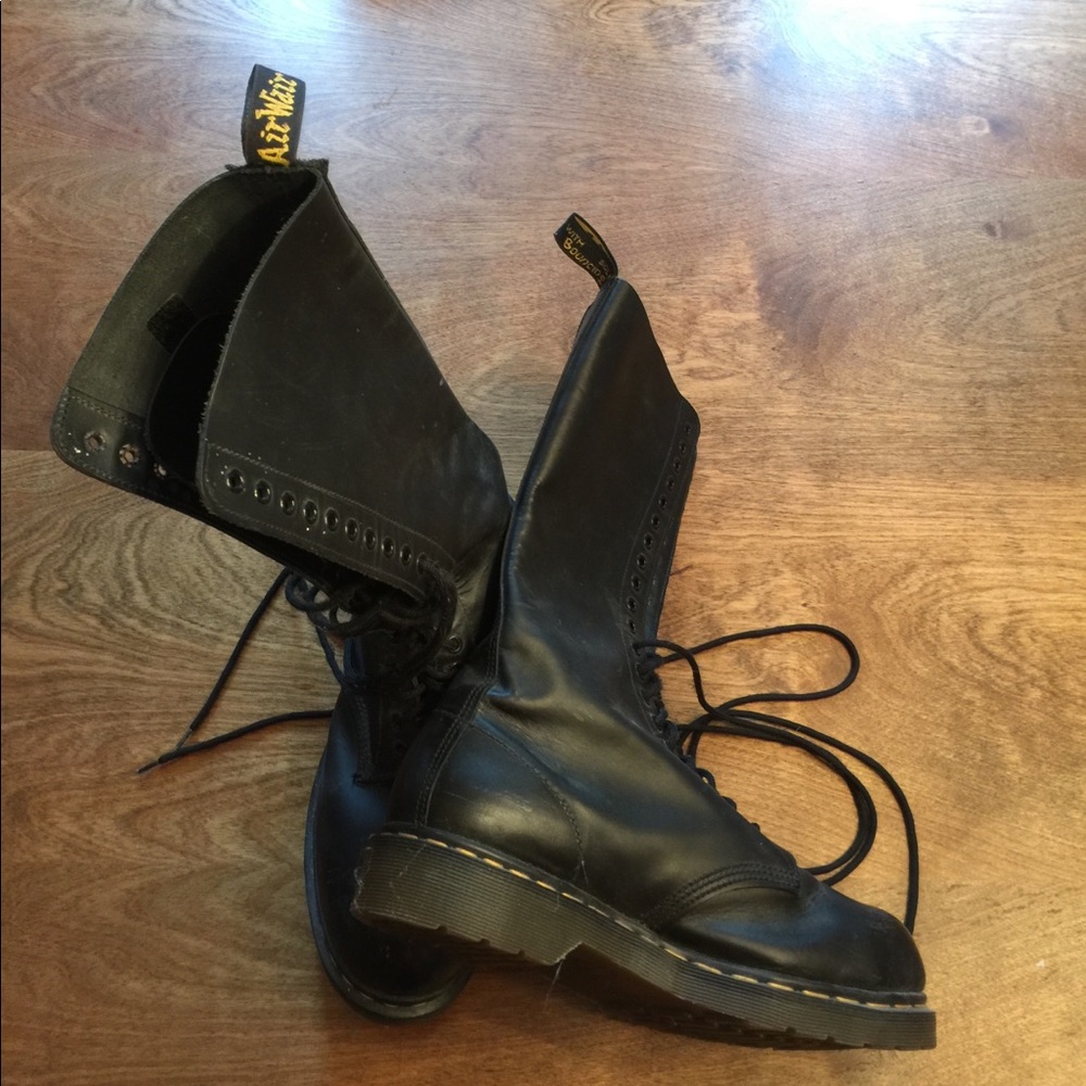 Doc Marten High Combat Boots Circa early 2000s.
