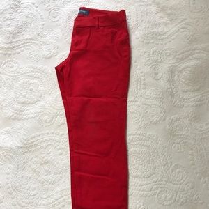 Old navy red skinny pants
