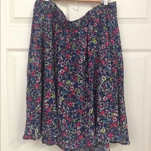 Torrid Floral Chiffon Skirt