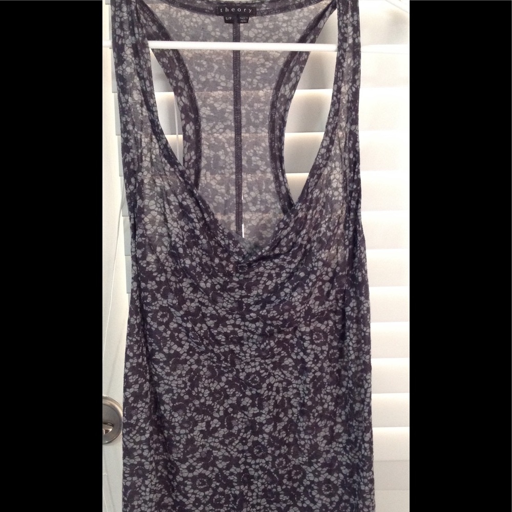 Theory racerback tank top