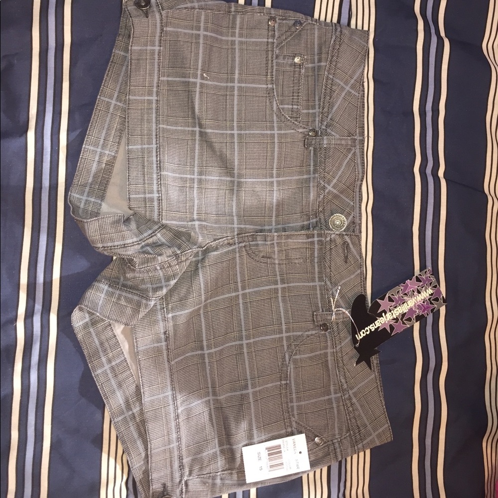 Plaid shorts