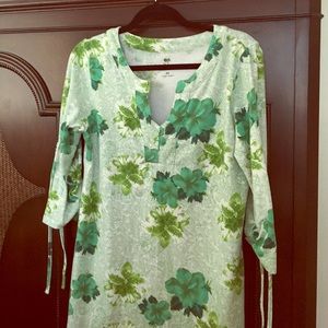 Palm Harbor soft tropical 3/4 shirt