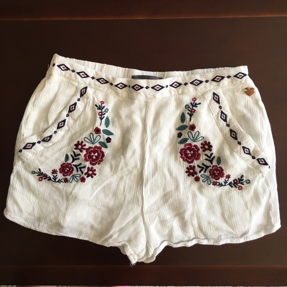 Pacsun Kendall + Kylie flowy soft shorts.