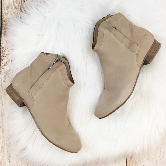Sam Edelman Shoes - {Sam Edelman} Light Tan Leather Cody Ankle Bootie