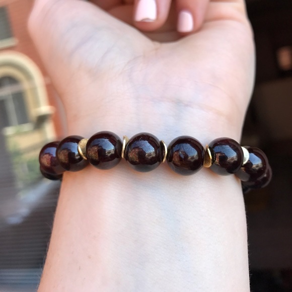 Garnet Beaded Bracelet - Picture 8 of 8