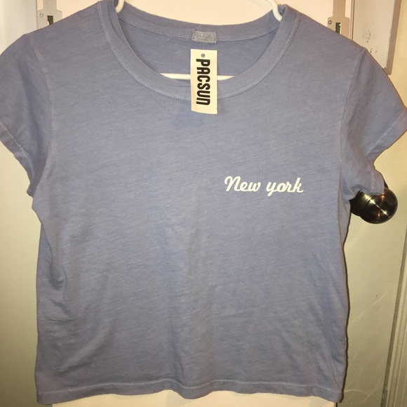 Crop Top  New York Tee - Picture 1 of 3